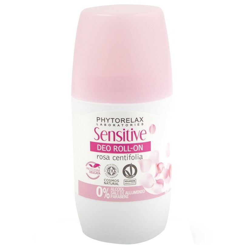 Déodorant roll-on sans alcool - Rose de mai - 50 ml