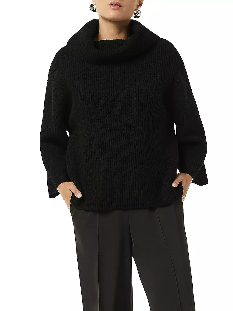 COMMA Rollkragenpullover  schwarz