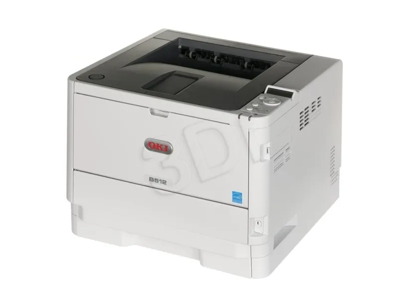 OKI B512dn - Printer - S/H - Duplex - LED - A4/Legal - 1200 x 1200 dpi - op til 45 spm - kapacitet: 630 ark - USB 2.0, Gigabit LAN