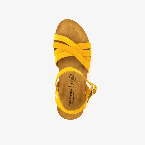 Hush Puppies Bio dames sandalen geel