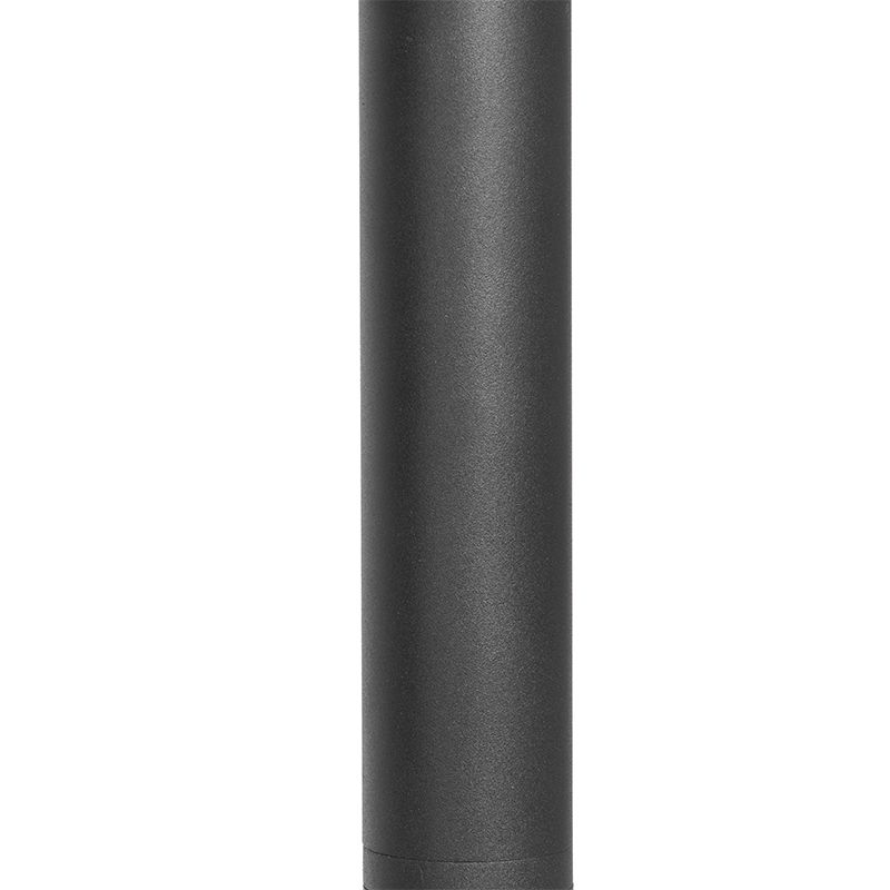 Modern buiten paaltje zwart 60 cm IP44 verstelbaar - Ciara