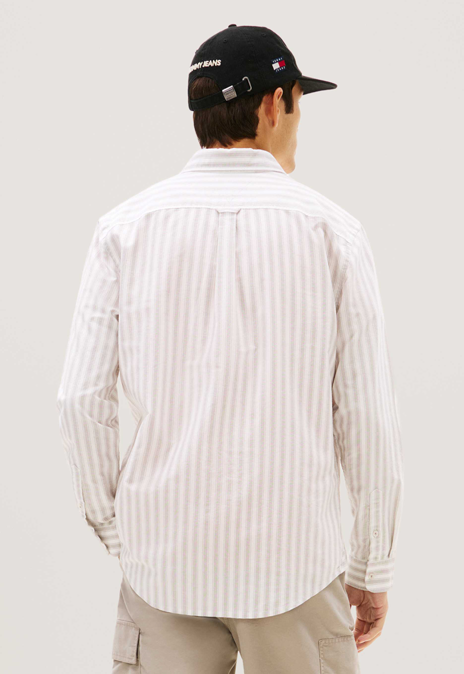 Tommy Jeans DM0DM22790 Striped Oxford Overhemd