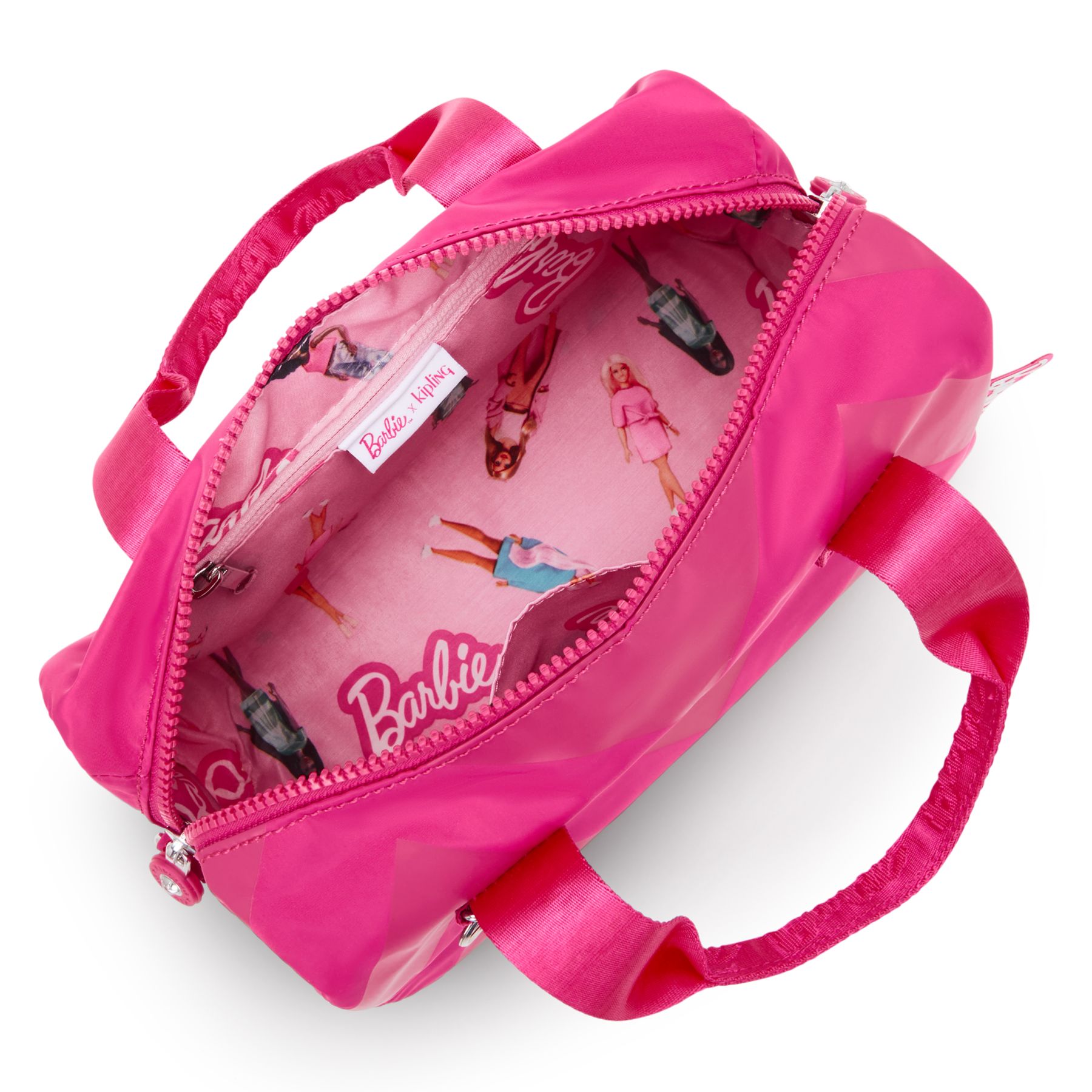 BINA M Sac à main moyen Barbie™ avec bandoulières amovibles et réglables - Power Pink