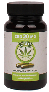 Jacob Hooy CBD  20mg Capsules 60CP