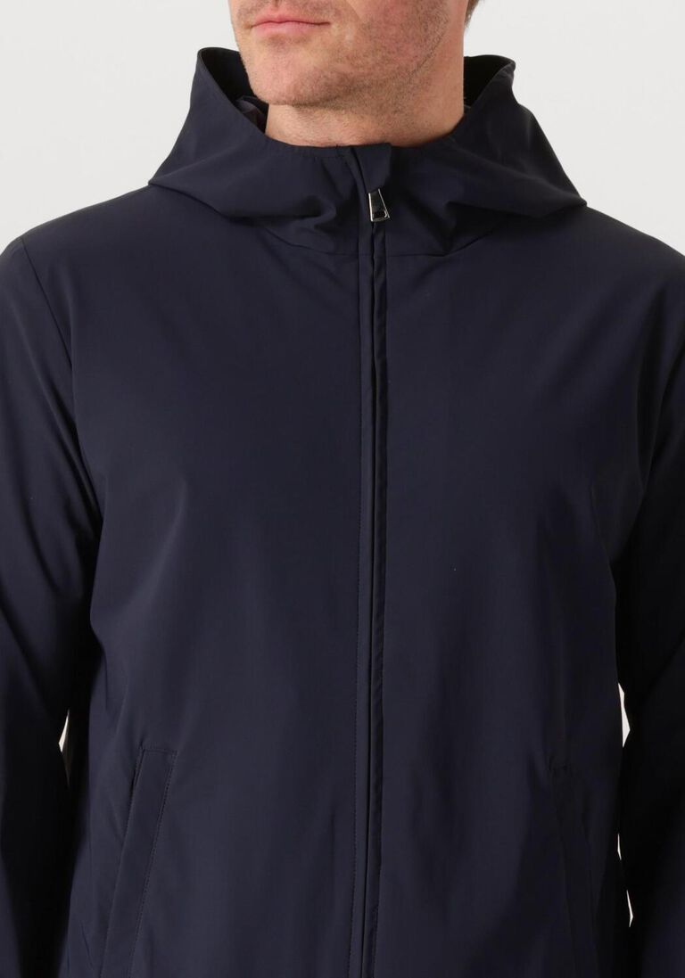 donkerblauwe ferilli vest tech fz hoodie