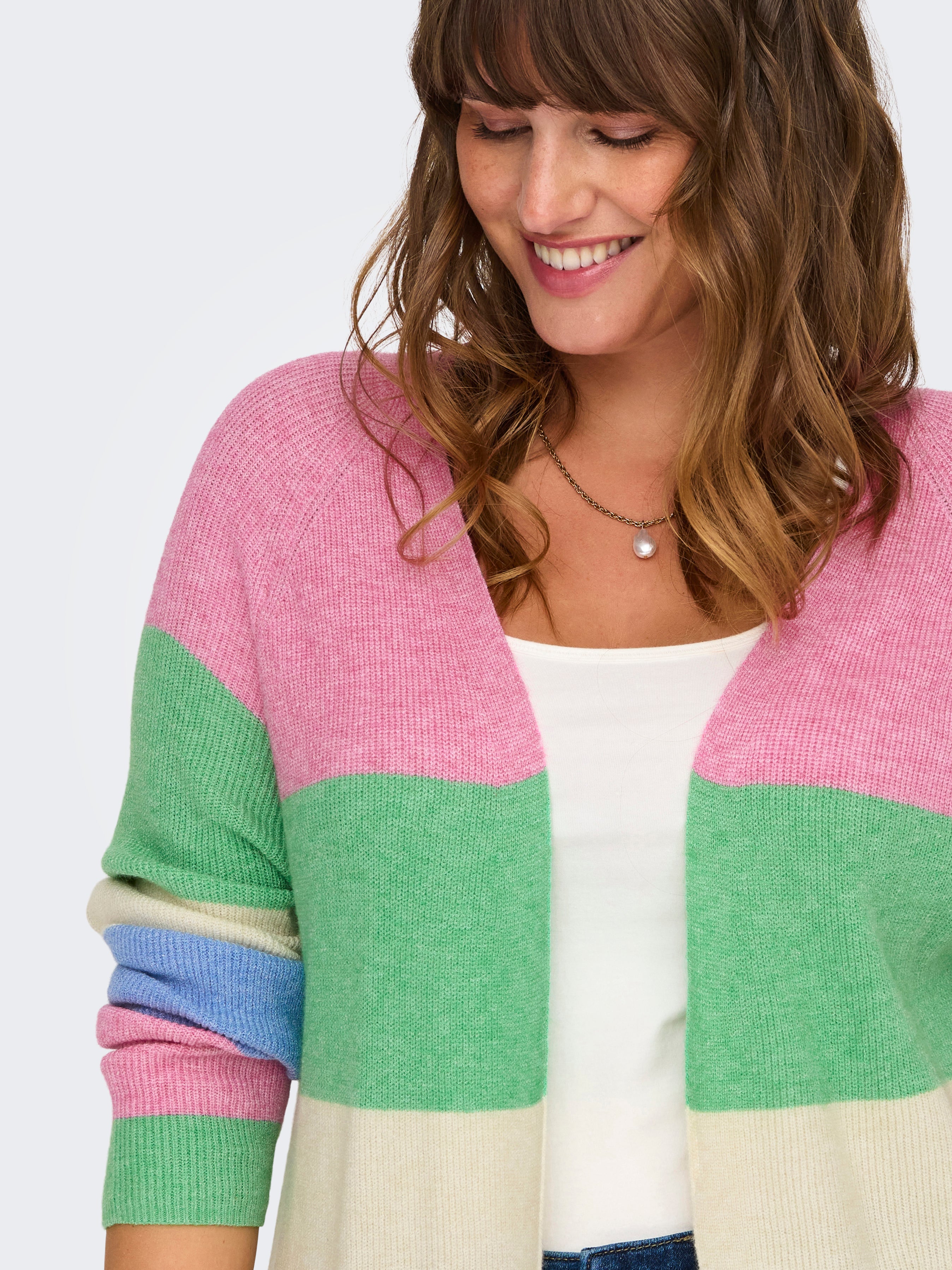 CARATIJA Strickjacke Carmine Rose