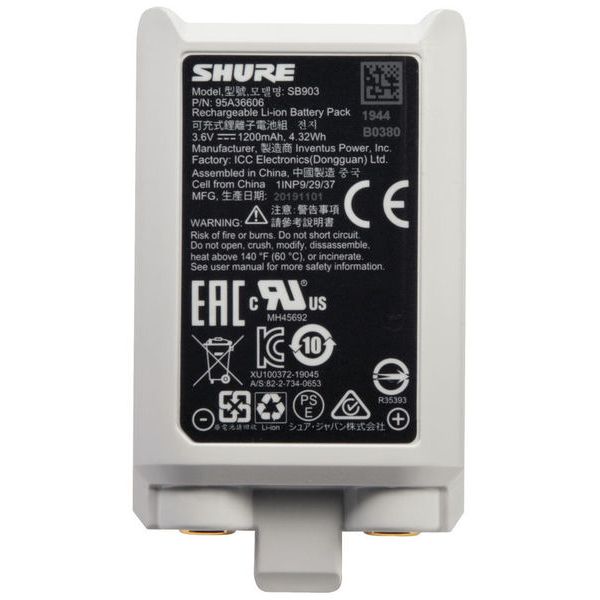 Shure SLXD Single Charging Bundle