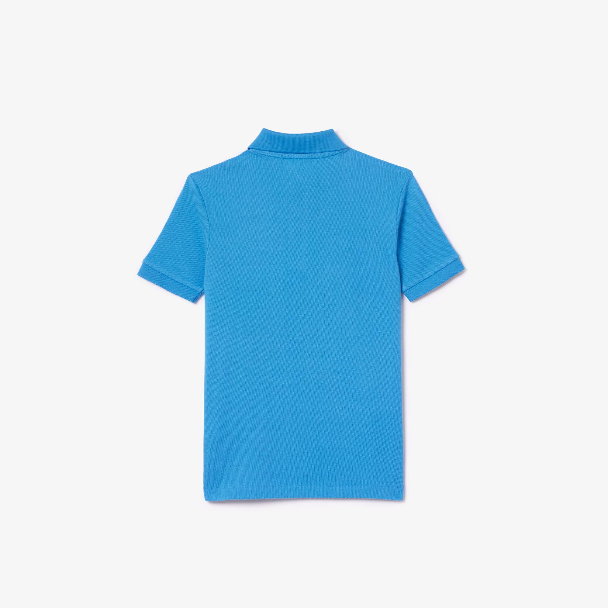 Regular Fit Lacoste-Kinder-Polo aus Petit Piqué Poloshirts - Blau - Lacoste - Kinder