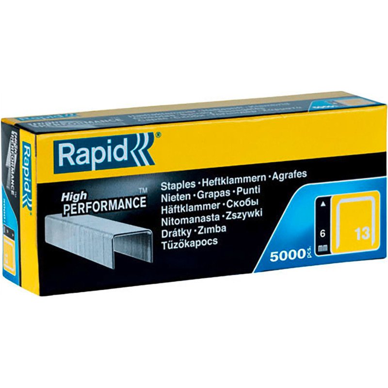 Agrafe Rapid cloueur 13/6 - Boîte de 5000