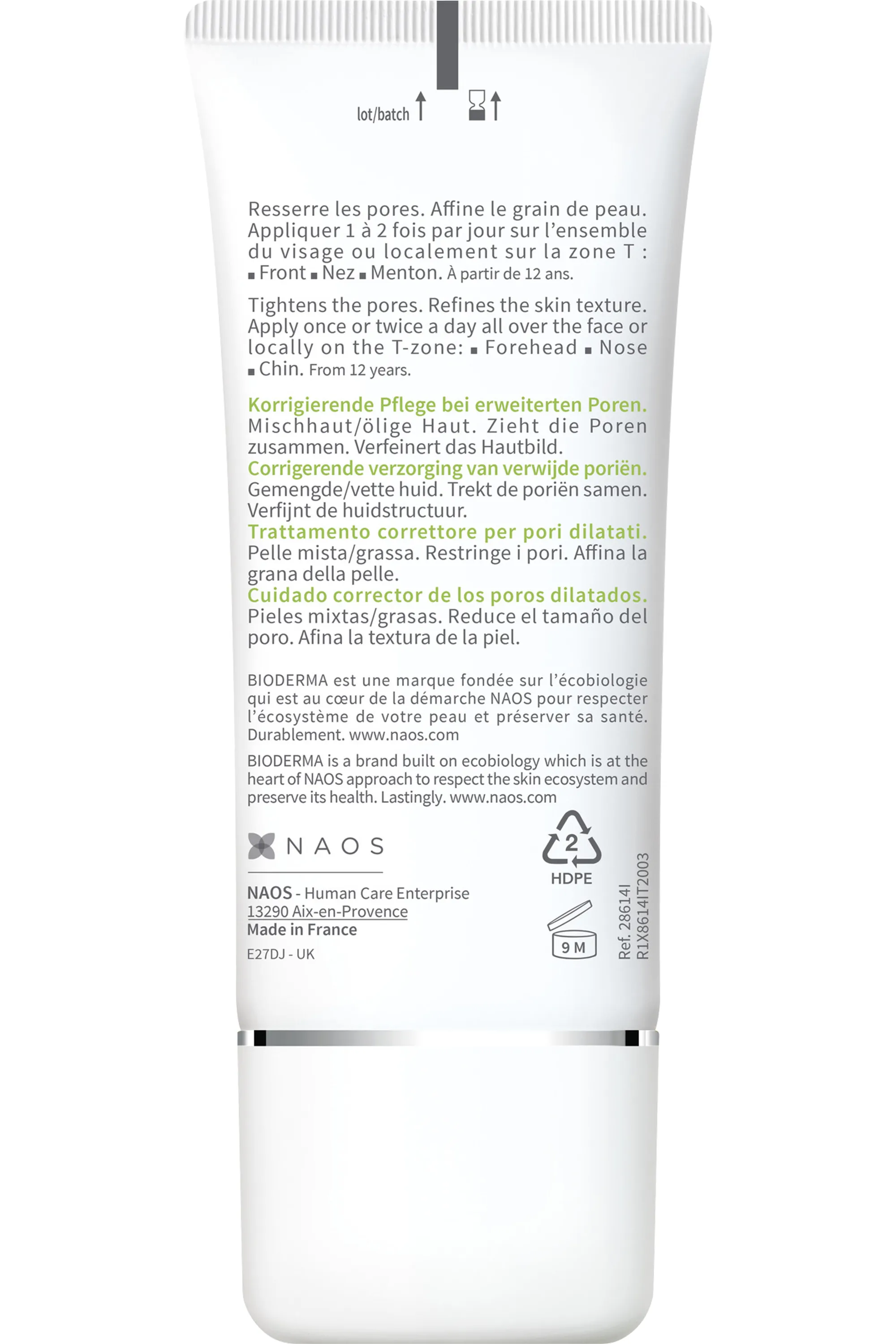 Bioderma Soin correcteur de pores dilatés Sébium Pore Refiner-30 ml