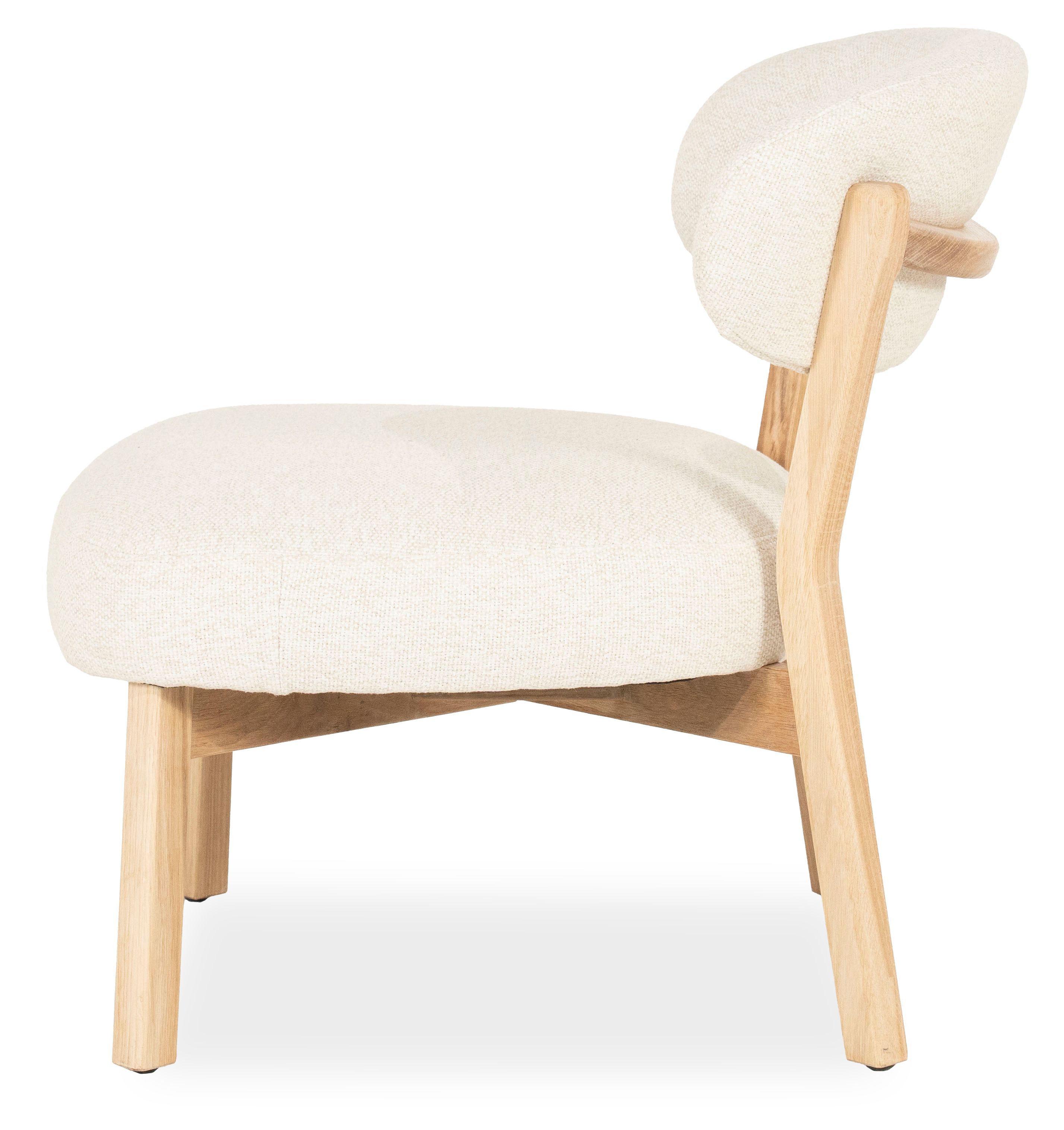 Fauteuil 96294 beige Mikky B61 x D72.5 x H72 cm