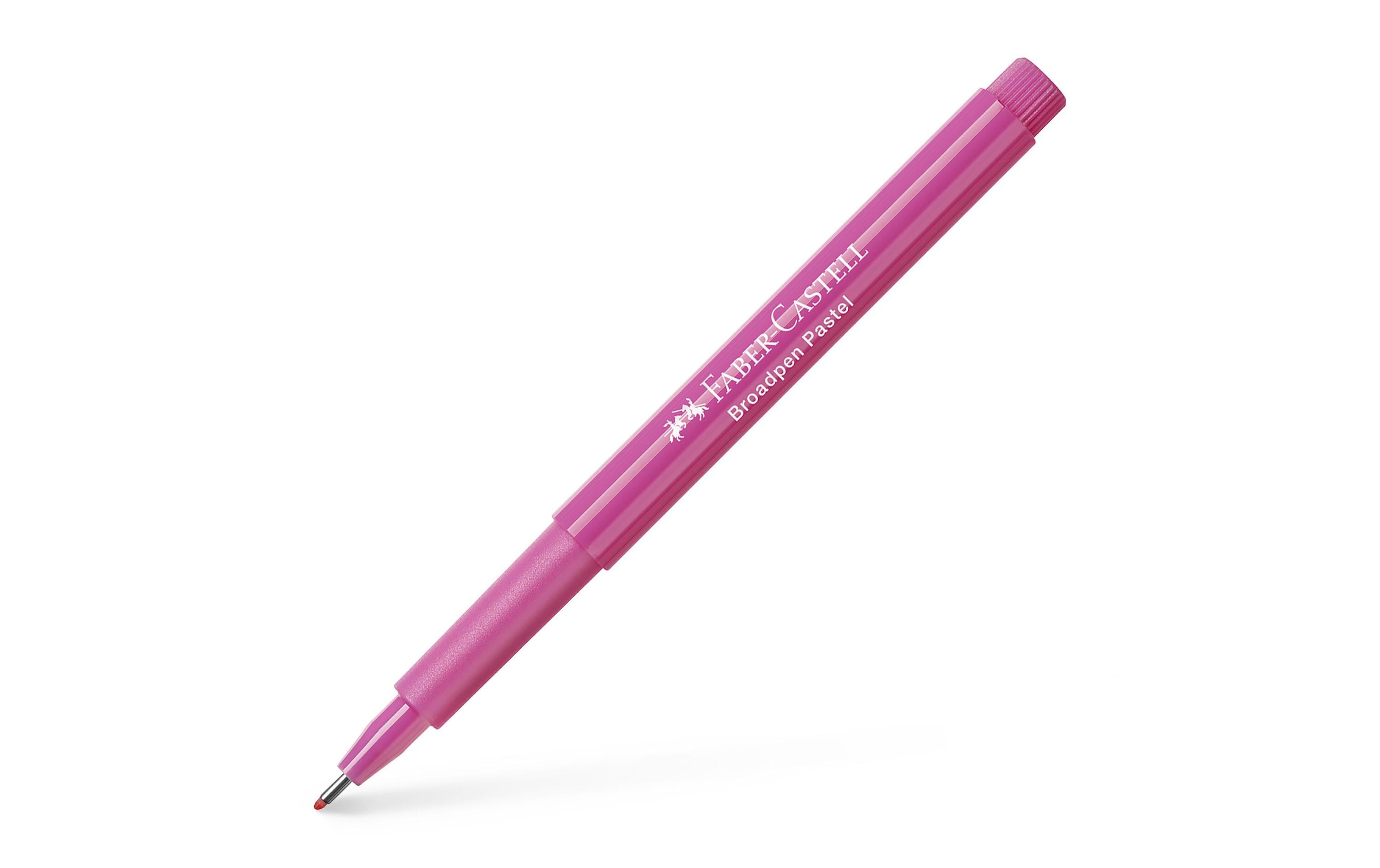 Fineliner Broadpen 1554 0.8 mm, PurpurrosaFaserschreiber für Schule, Beruf und Freizeit