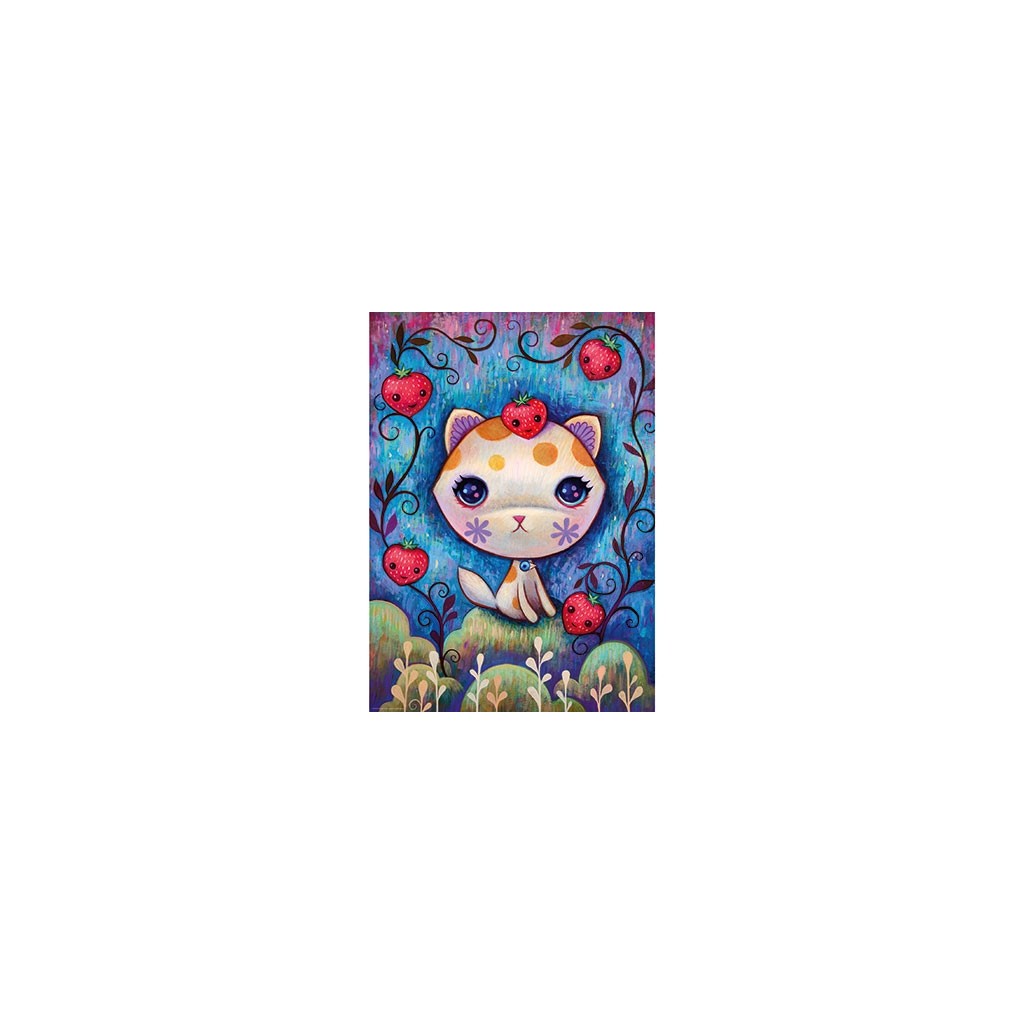 Puzzle - Dreaming-Strawberry Kitty – 1000 Pièces