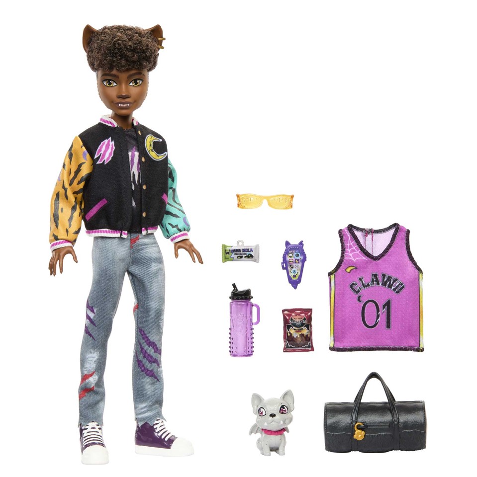 Monster High - Dukke Med Kæledyr - Clawd