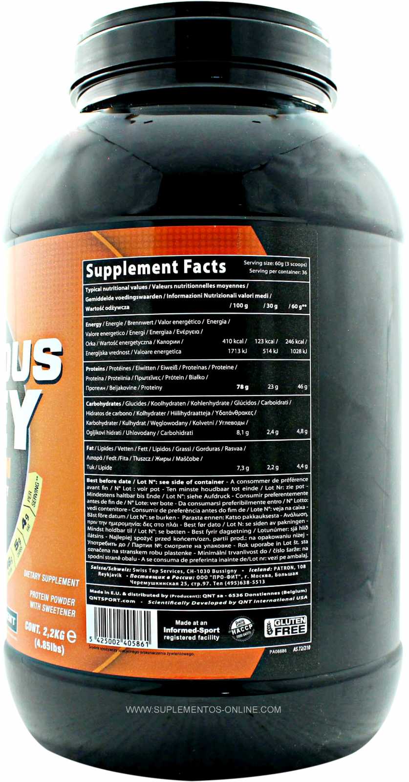 QNT Delicious Whey Protein 1000 g