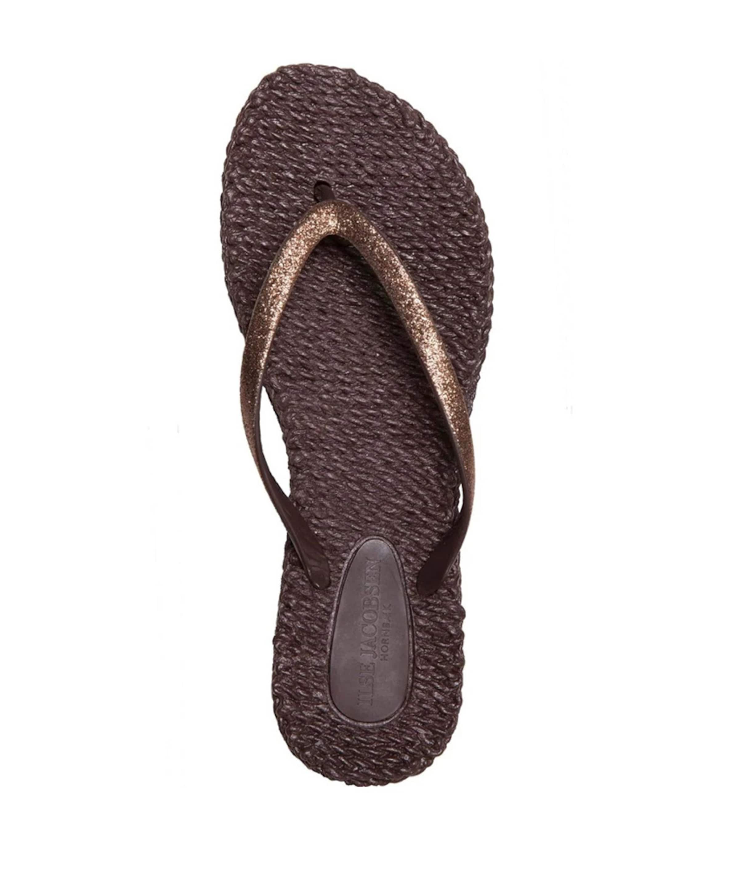 Ilse Jacobsen Hornbaek Cheerful Flip-Flops dames slippers bruin