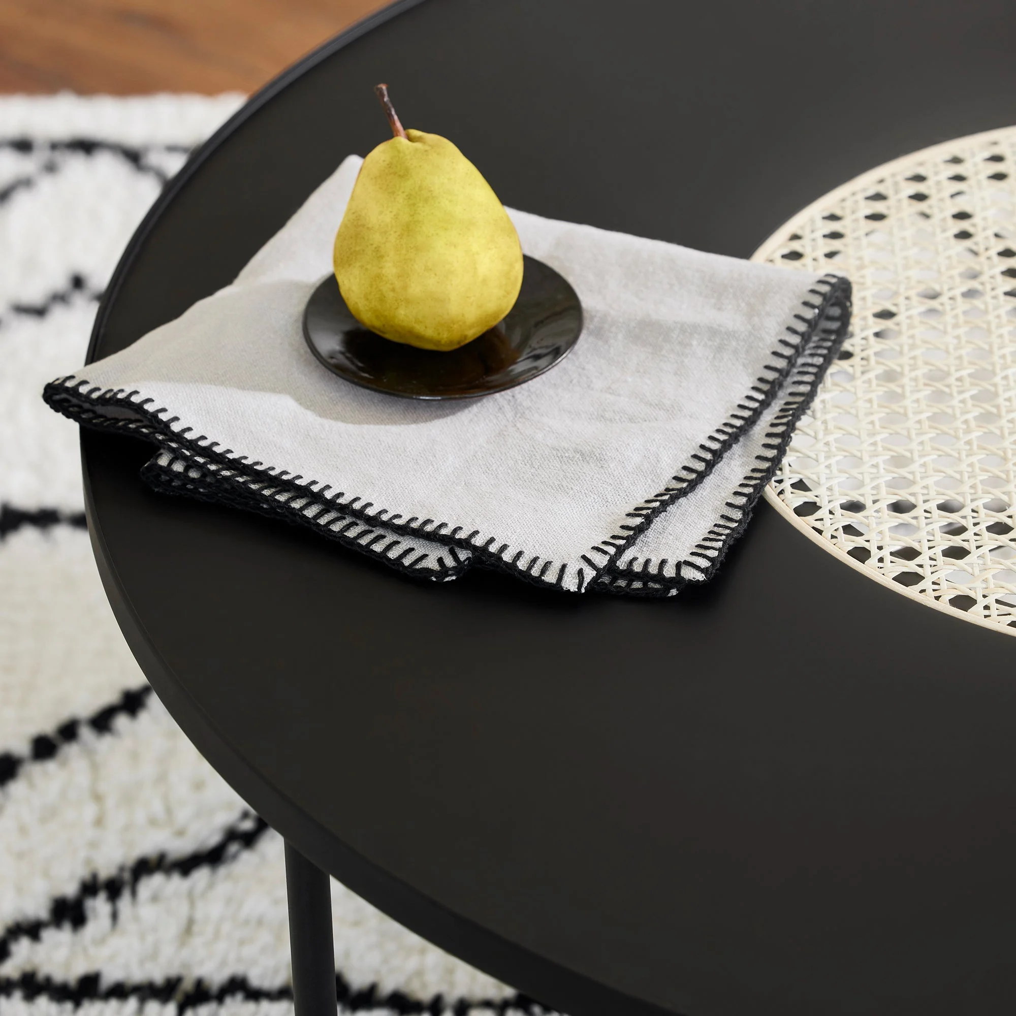 NINO - Serviette de table | Blanc