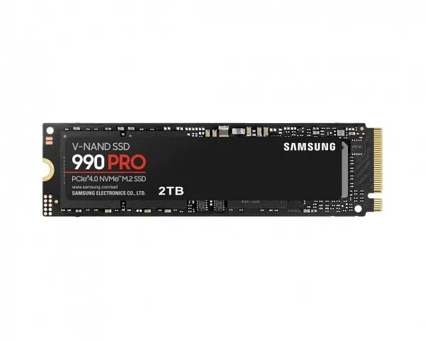 Samsung 990 PRO MZ-V9P2T0BW - SSD - krypteret - 2 TB - intern - M.2 2280 - PCIe 4.0 x4 (NVMe) - 256-bit AES - TCG Opal Encryption 2.0