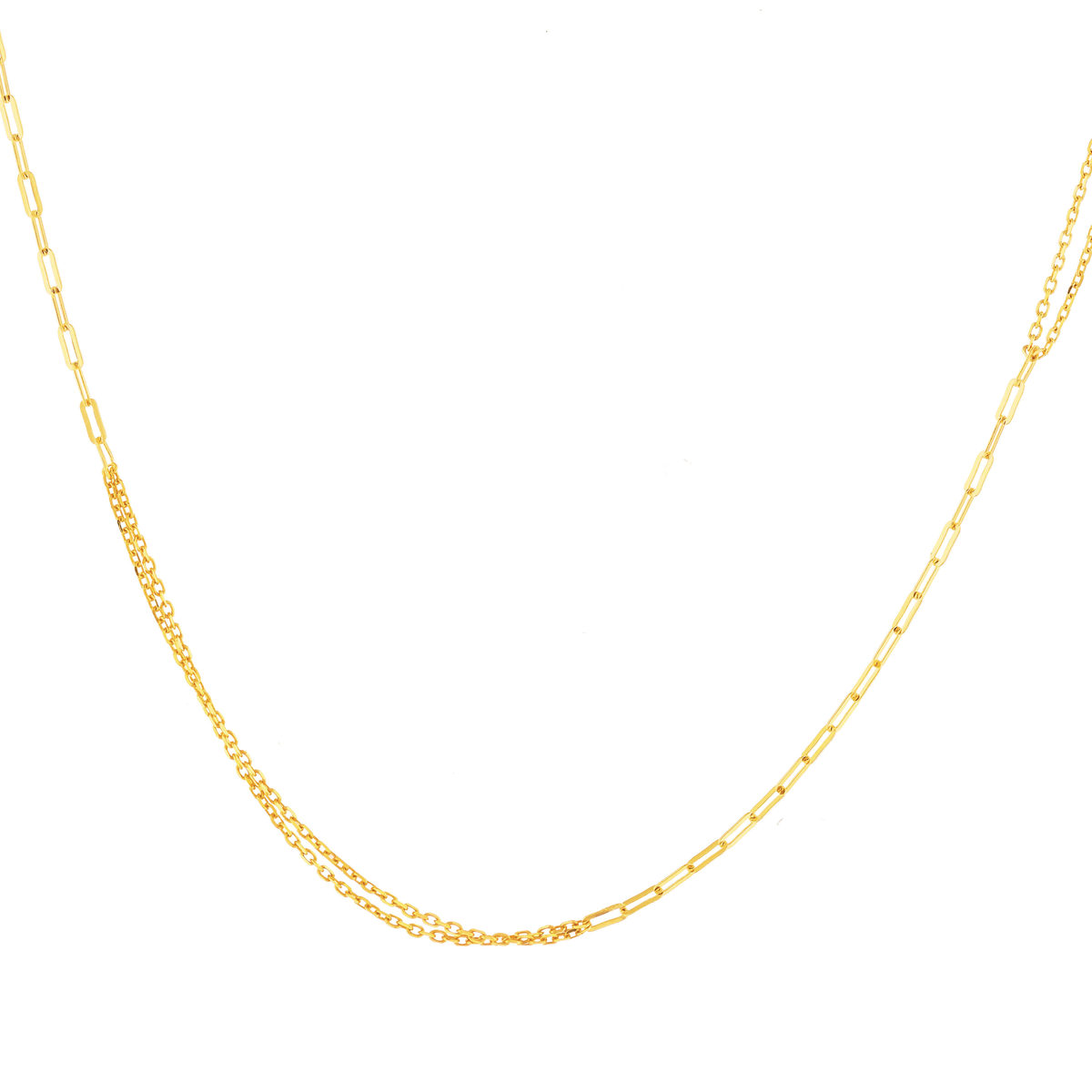 Collier or 375 jaune 45 cm
