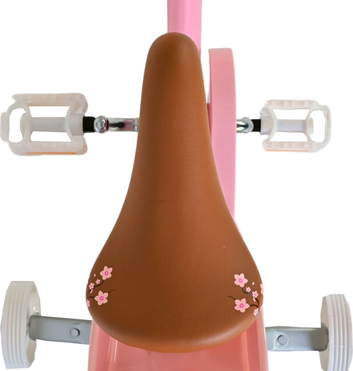 Volare - Børnecykel Med Støttehjul - 14'' Tommer - Blomster Pink