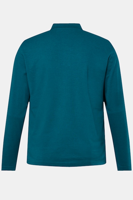 Men+ Poloshirt, Basic, Piqué, Langarm, bis 8 XL