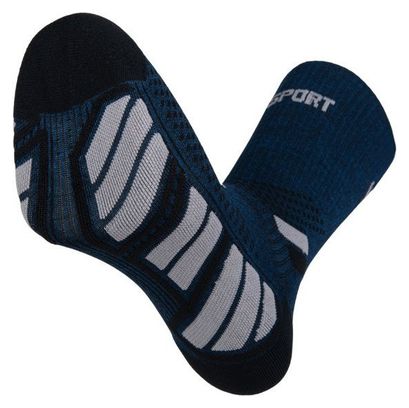 Chaussettes BV Sport Trail Ultra High Bleu/Gris