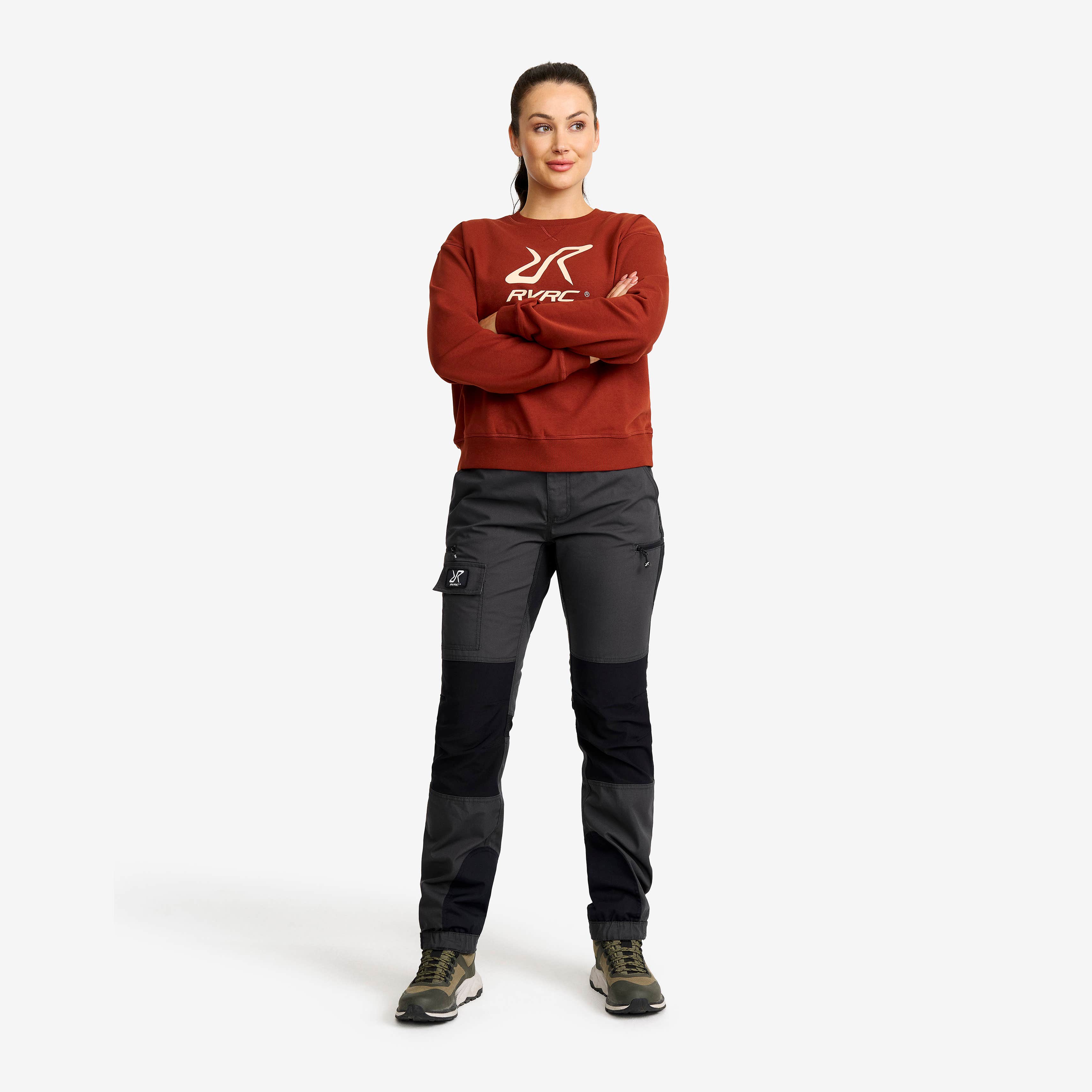 RVRC Sweatshirt Dame Fired Brick
