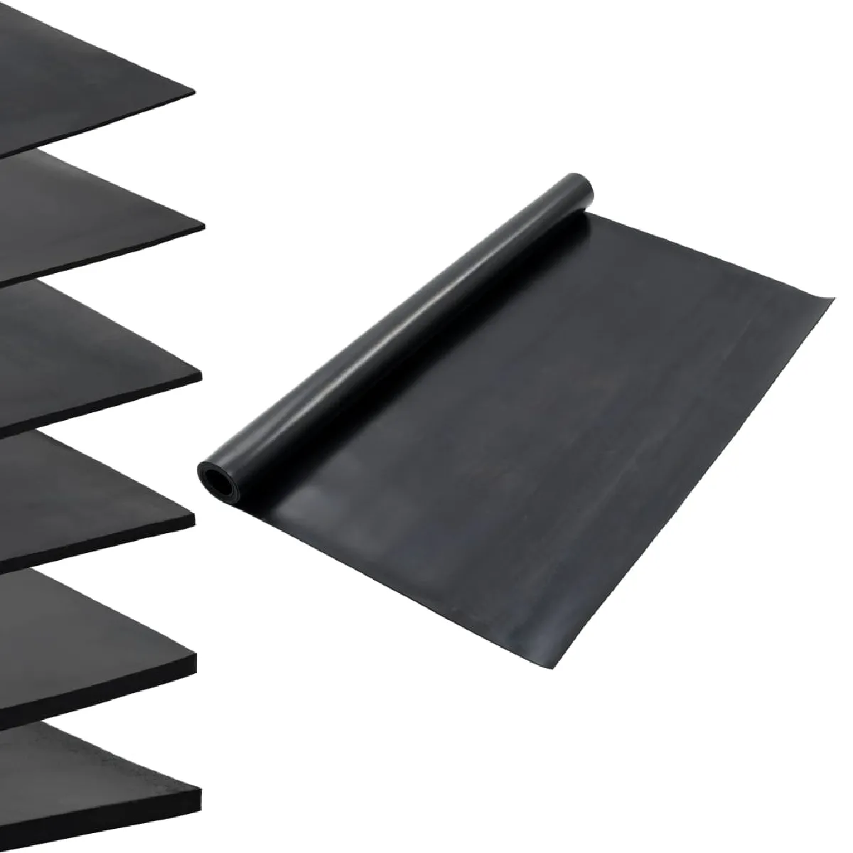 vidaXL - Tapis en caoutchouc 3 mm - Lisse