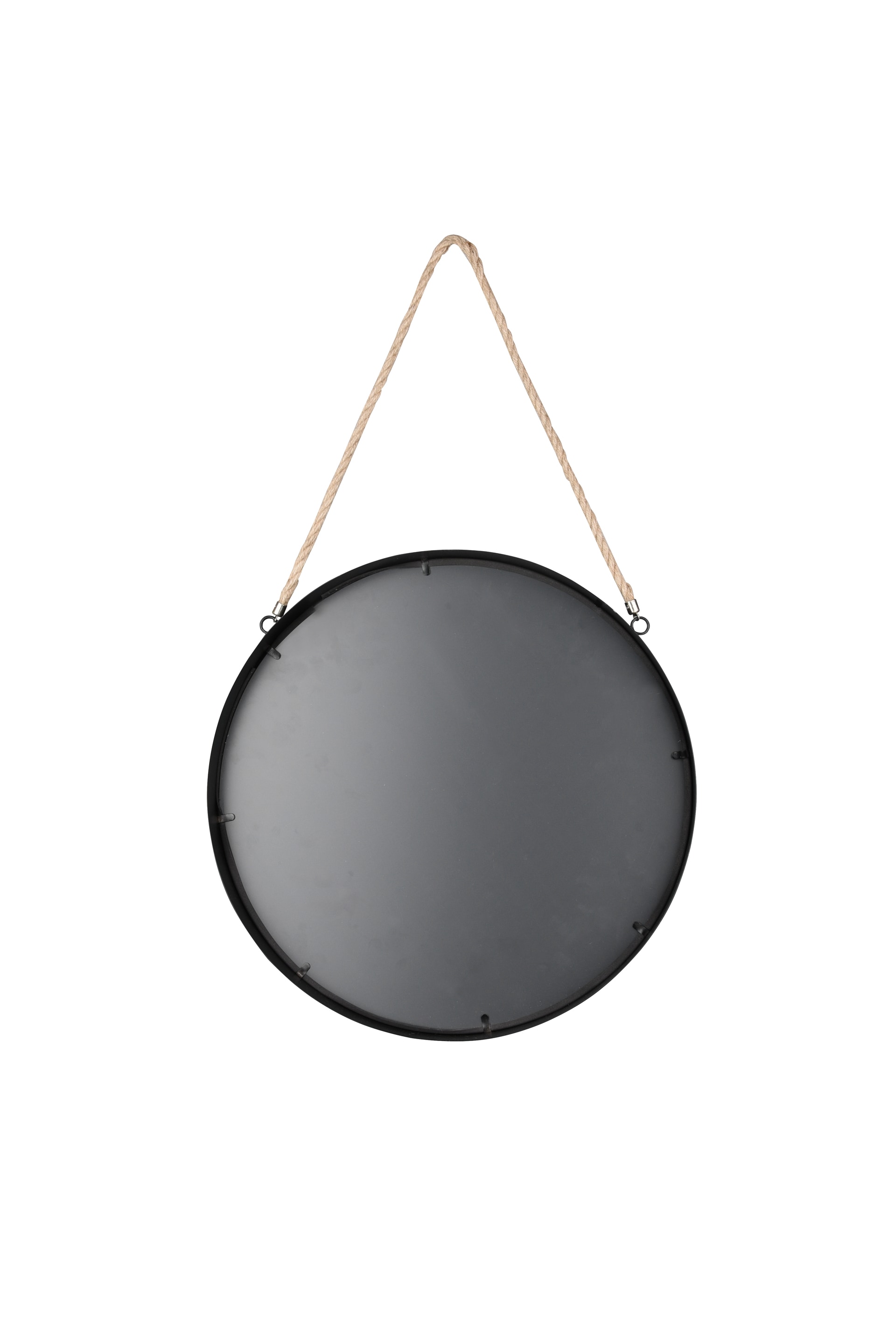 Spiegel Taira Ø 40 cm Metall schwarz