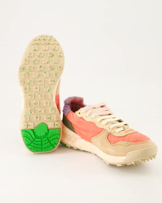 Satorisan Chacrona Linen Sneaker in Rot
