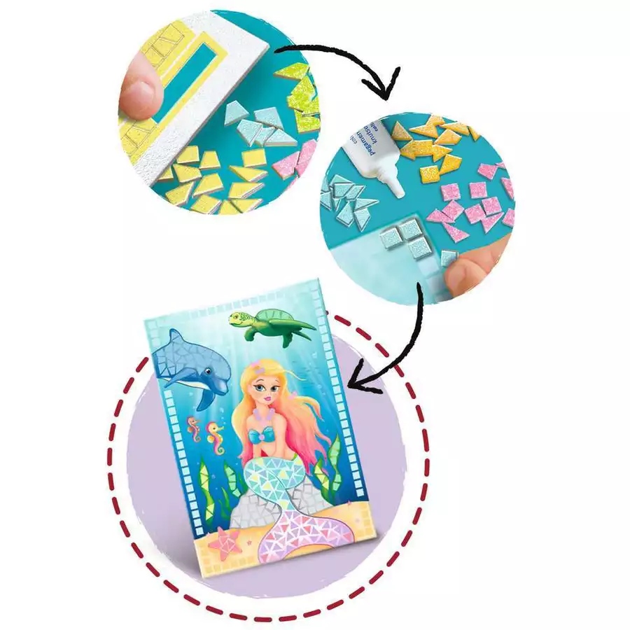 Ravensburger BeCreative Mosaic Mermaid bunt