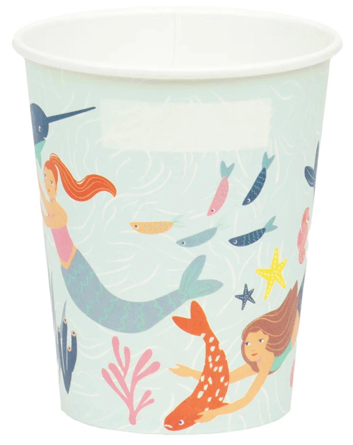 Pappbecher MAKE WAVES (250ml) 8er-Set in bunt