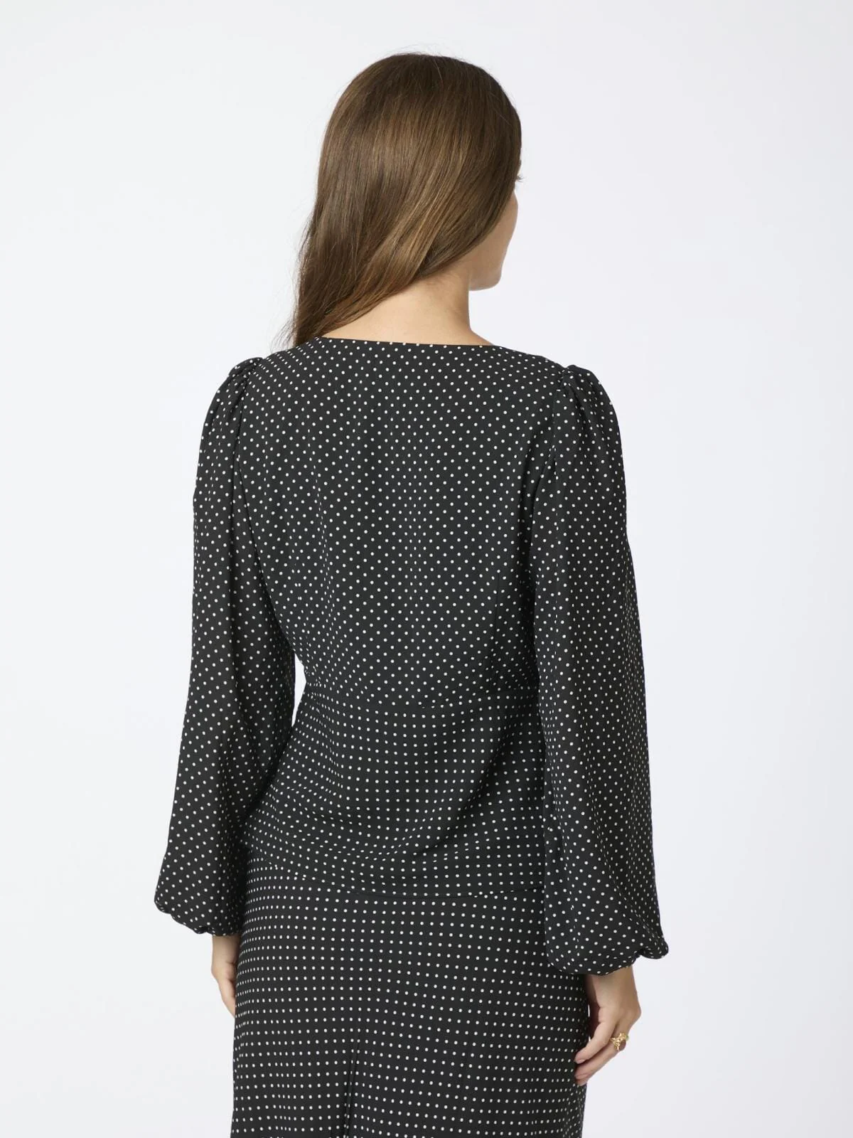 Neo Noir Jane Dot Blouse