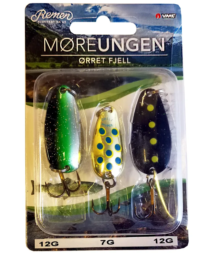 Remen Møreungen Ørret Fjellfiske 3pk