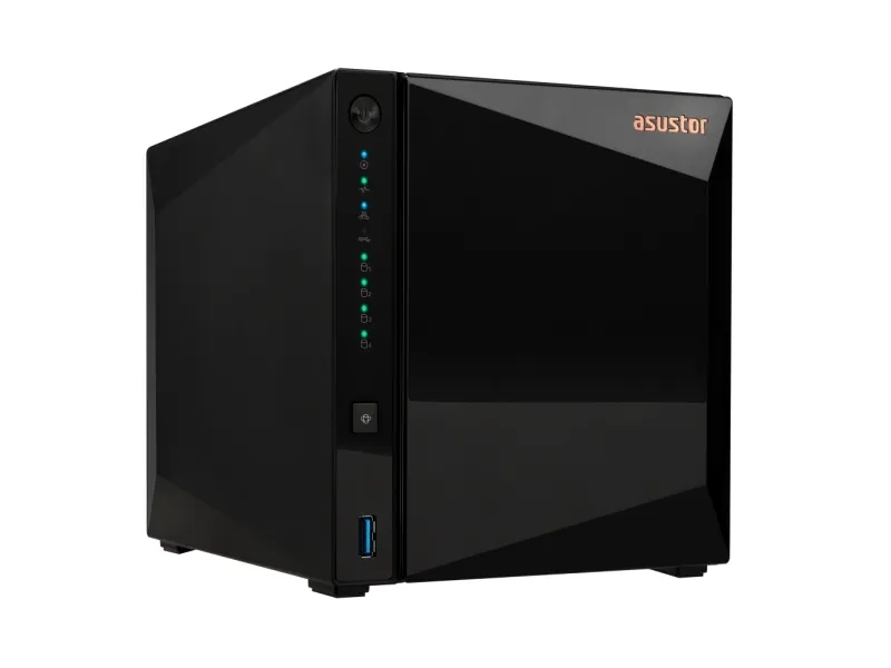 ASUSTOR Drivestor 4 Pro AS3304T - NAS-server - 4 bays - RAID RAID 0, 1, 5, 6, 10, JBOD, 5 hot spare, 1 hot spare - RAM 2 GB - 2.5 Gigabit Ethernet - iSCSI support