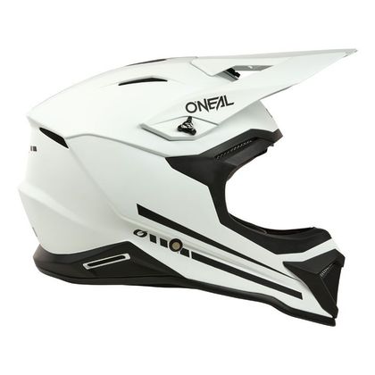Casque cross O'Neal 1SRS - SOLID 2025 - Blanc