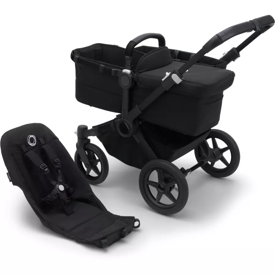 bugaboo Kombikinderwagen Donkey 5 Base BlackBlack Midnight