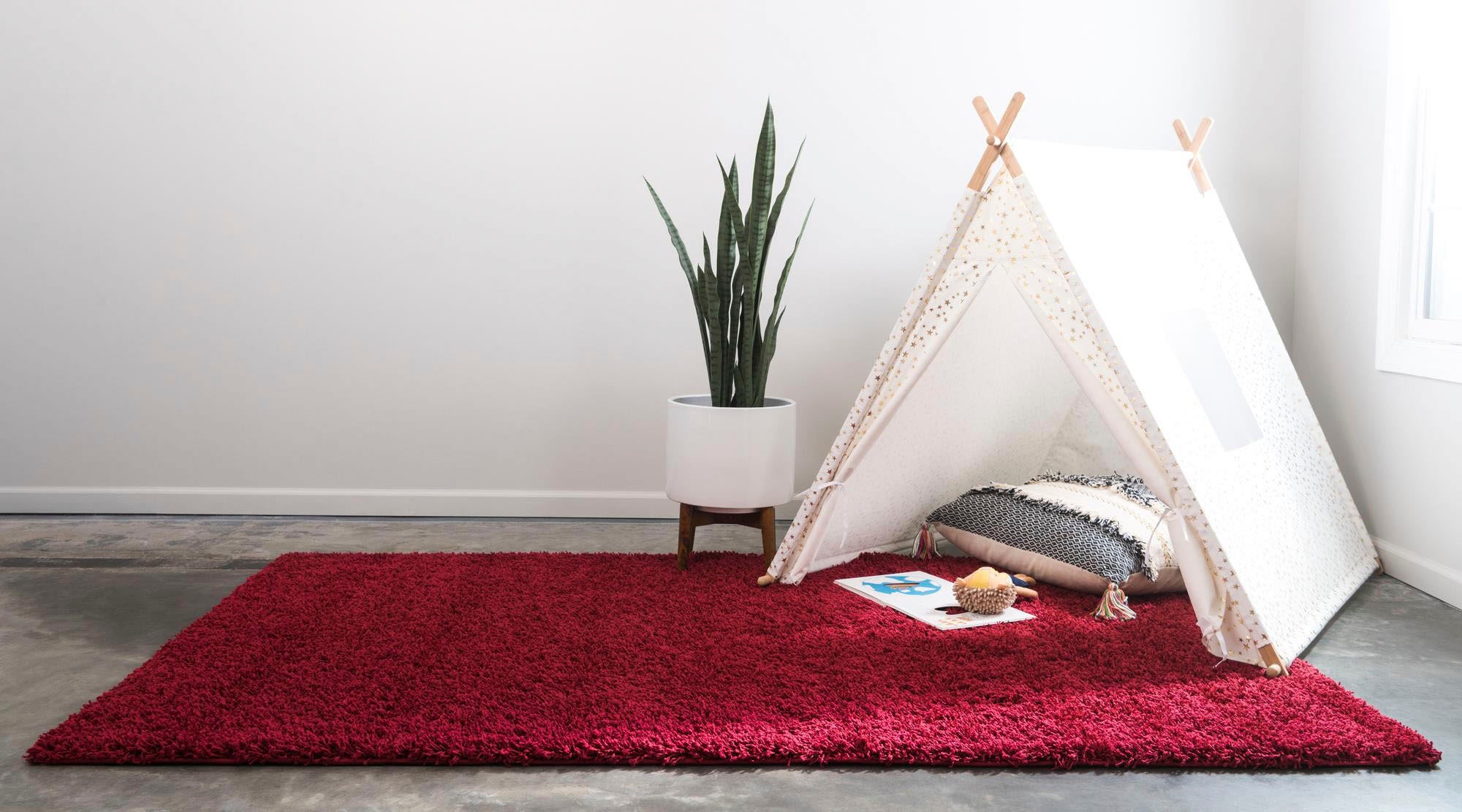 Myflair Möbel & Accessoires Hochflor-Teppich »Shaggy Shag, LAGERRÄUMUNG!« rechteckig 38 mm Höhe gewebt, Uni Farben, ideal im Wohnzimmer & Schlafzimmer