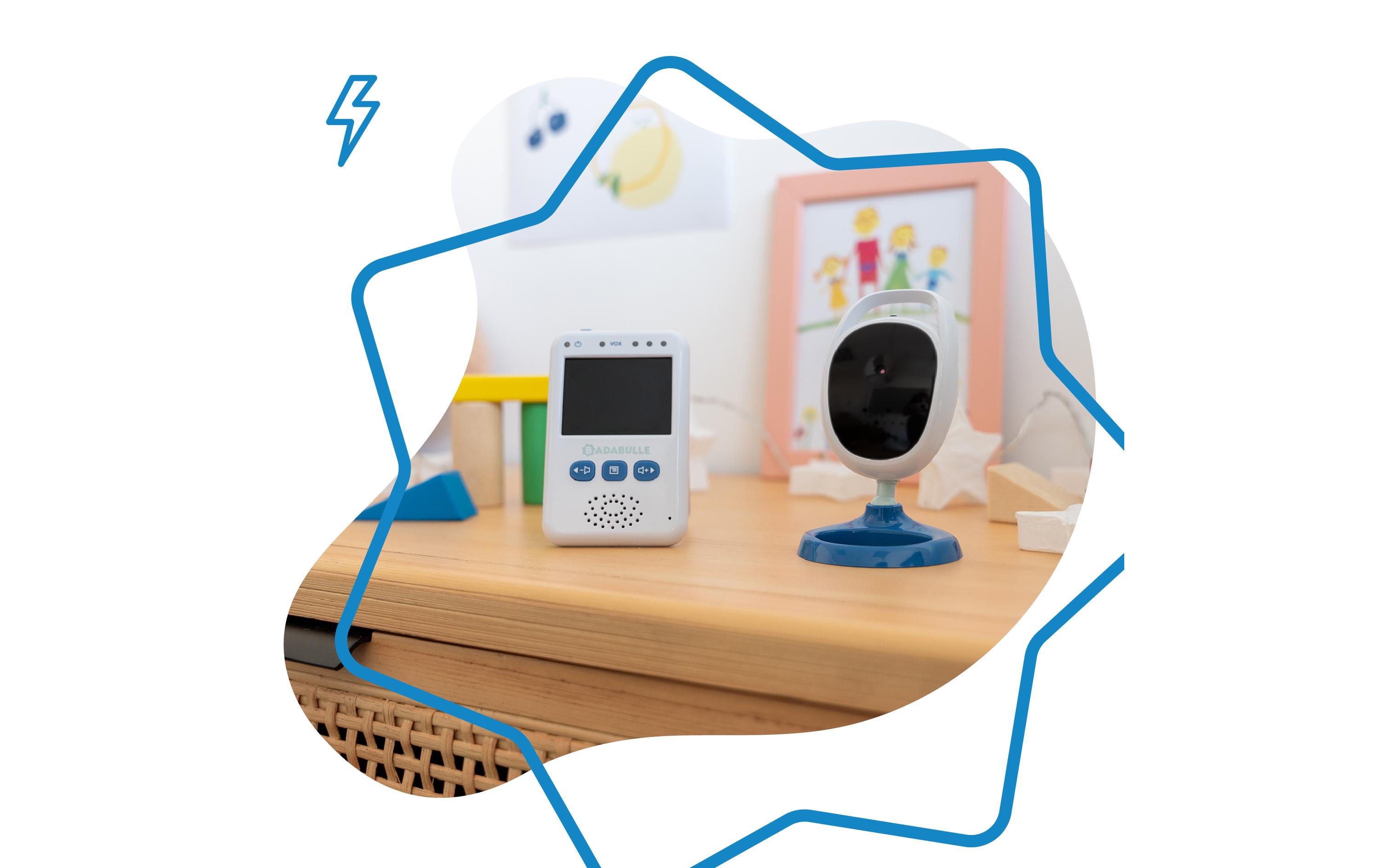 Babyphone mit Kamera<br>Video-Babyphone mit Farbdisplay und 250 m Reichweite