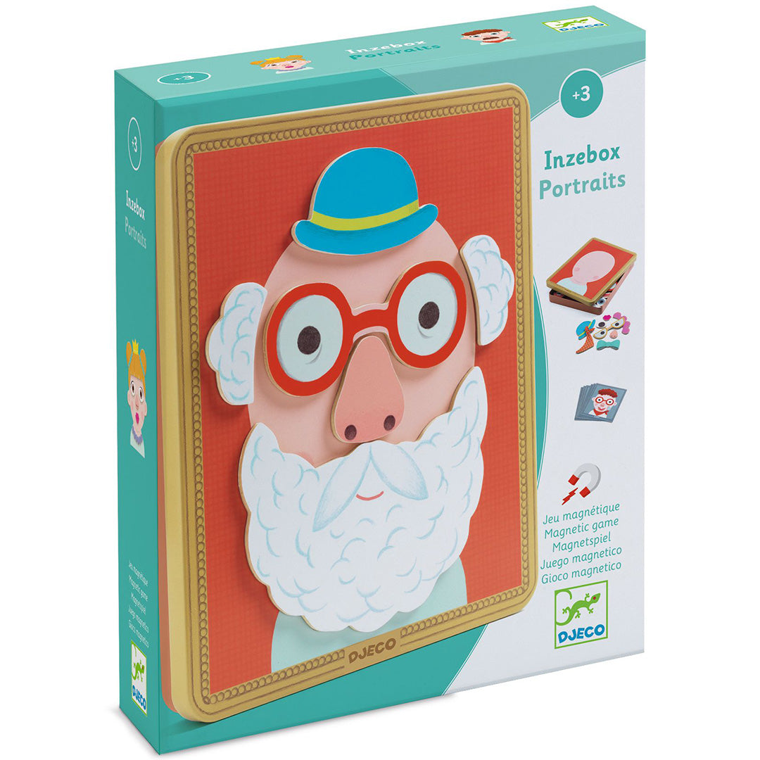 djeco magneetset inzebox portraits - 39st