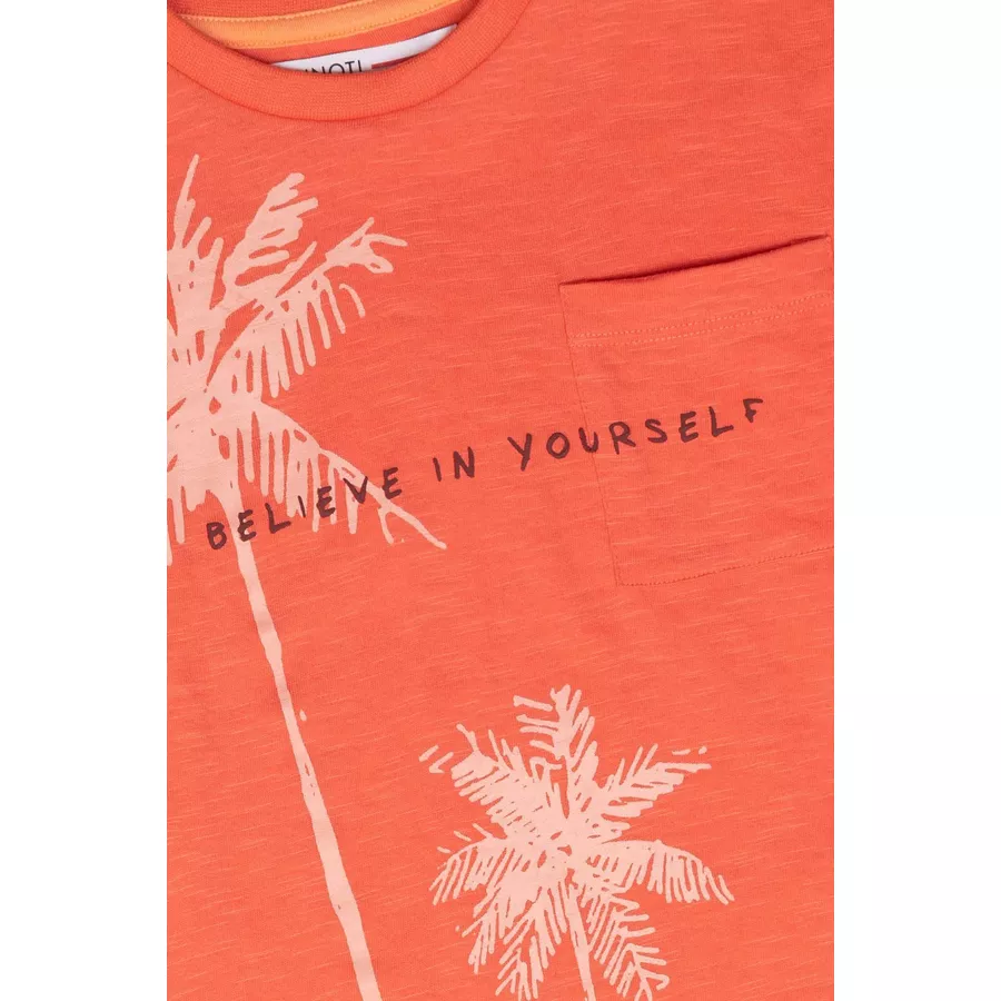 MINOTI T-Shirt Korallrot