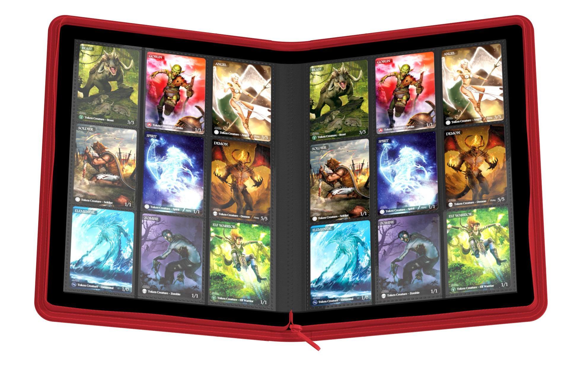 Karten-Portfolio ZipFolio XenoSkin 18-Pocket, rotHochwertige Kartenmappe
