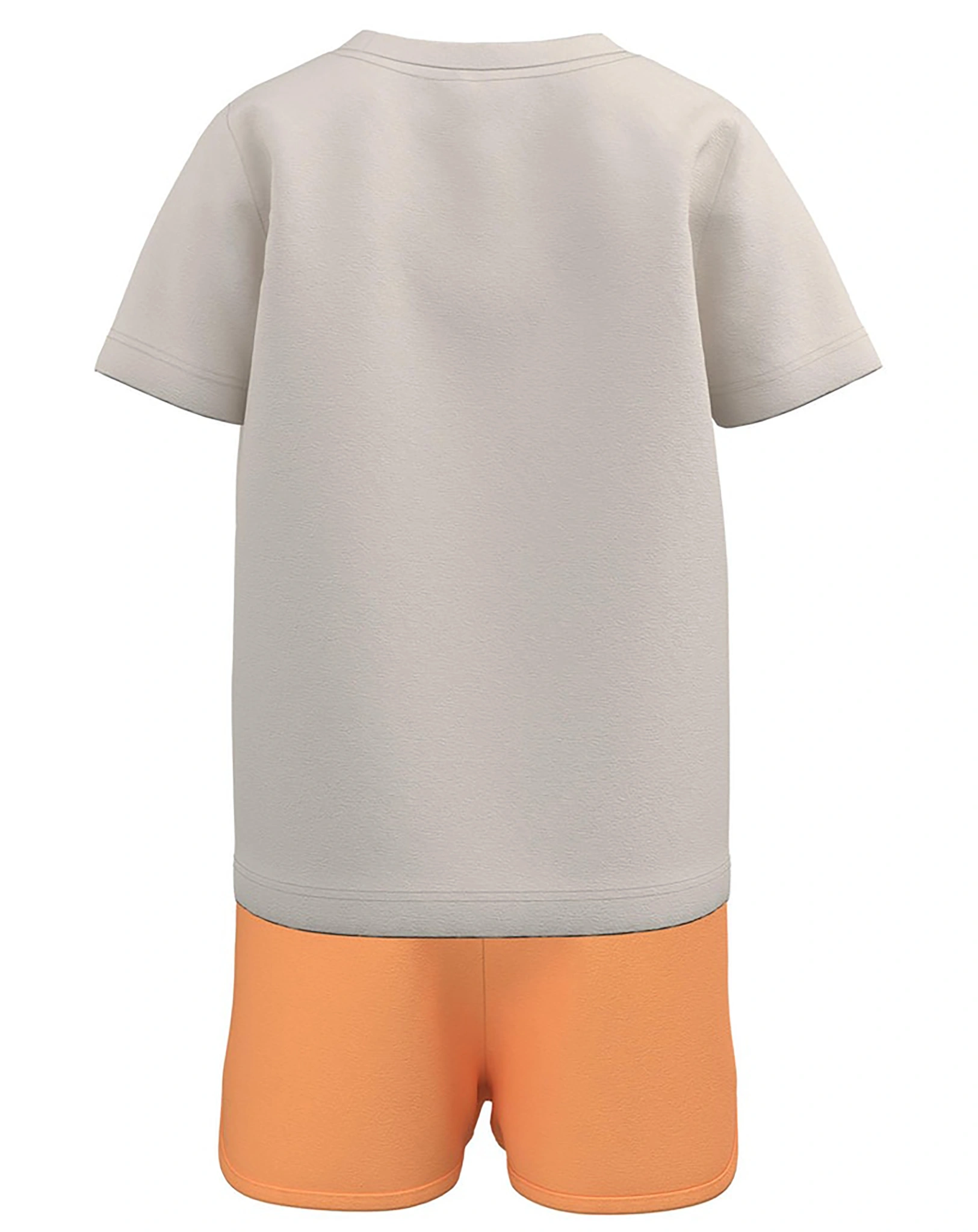T-Shirt NMFJOELEAN mit Shorts in jet stream