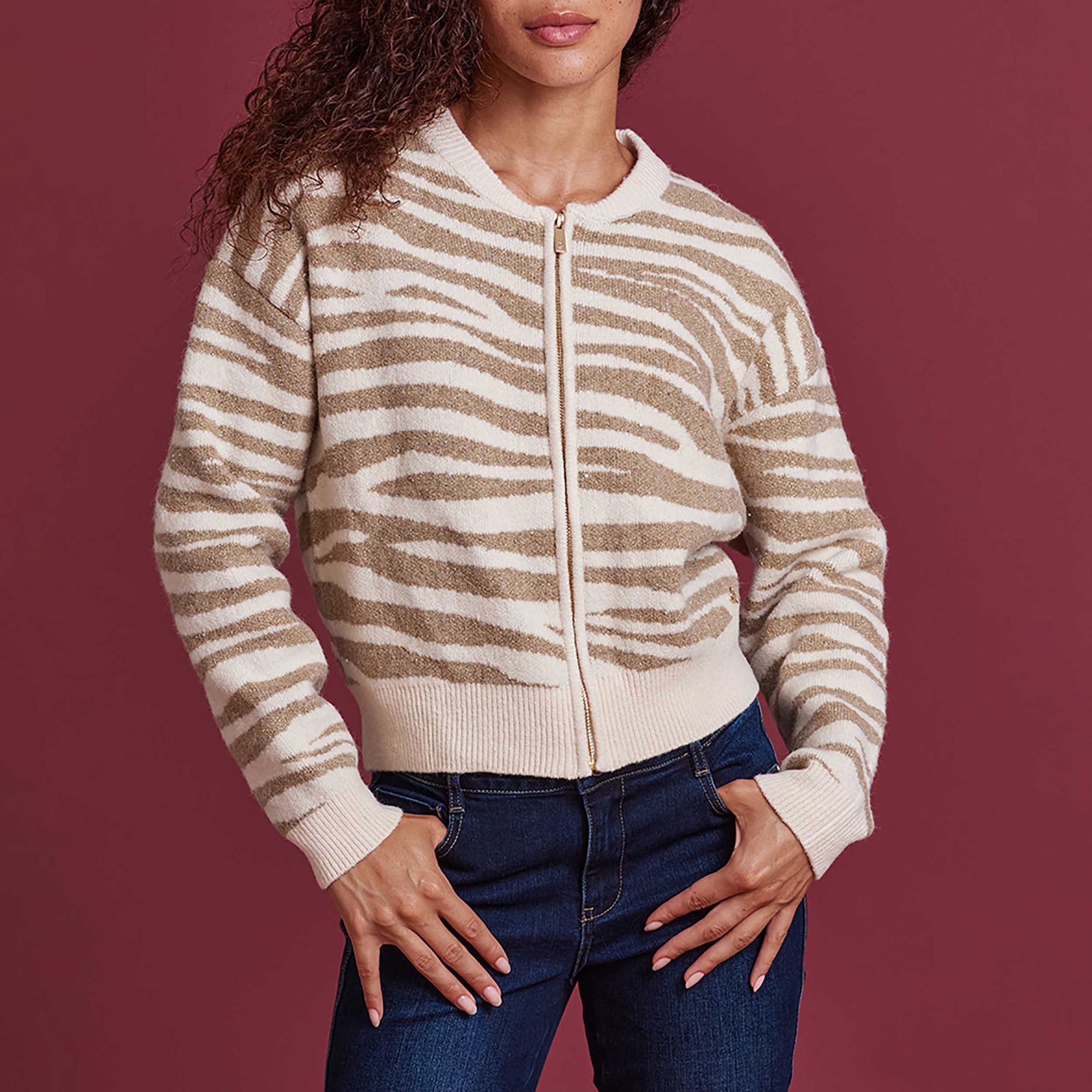 Gilet Femme beige