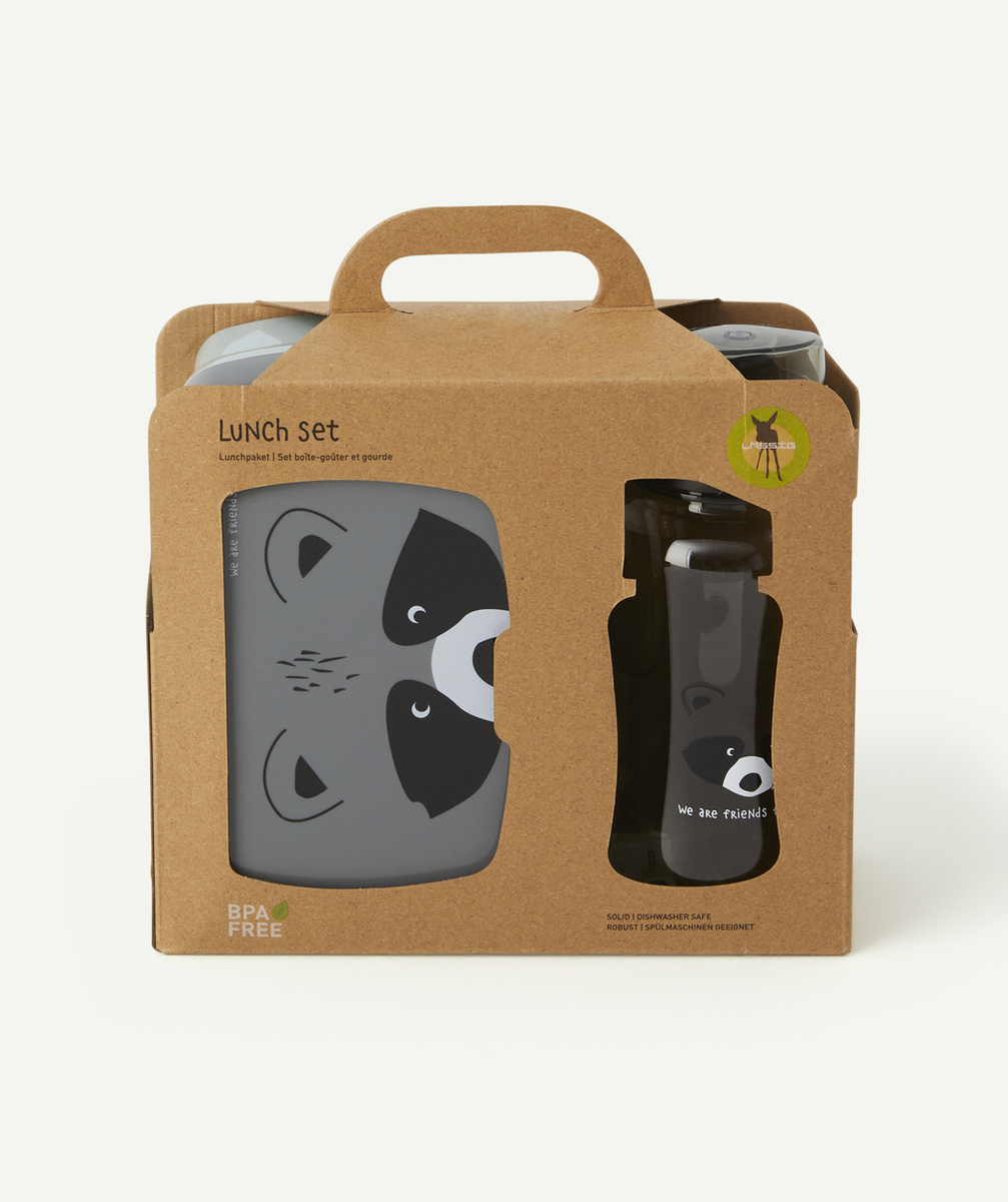 LASSIGSET BOÎTE À GOÛTER ET GOURDE RATON LAVEUR