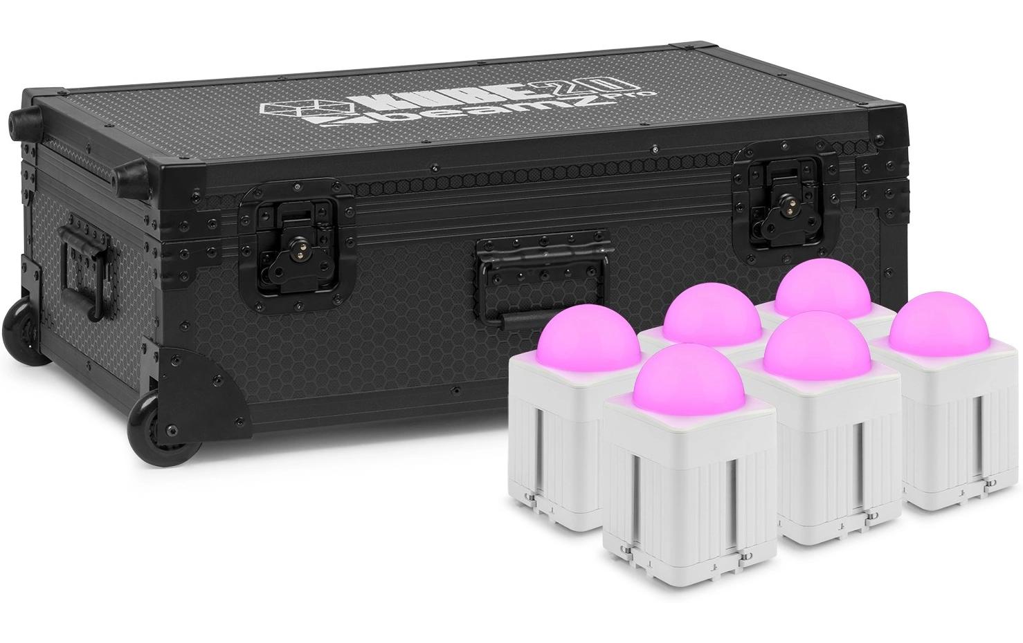 Flightcase FCC30<br>Flightcase für 6 Stück KUBE20
