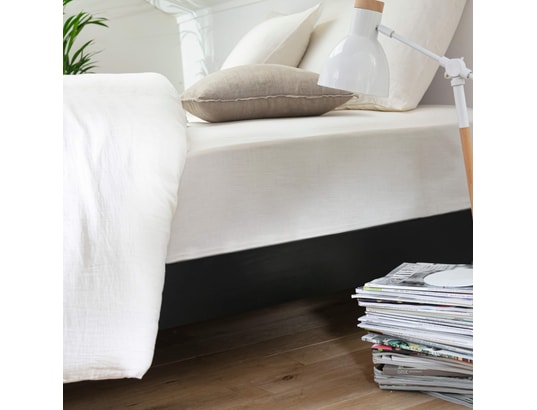 TERRE DE NUIT - Sommier 160 x 200 Sommier kit en bois massif noir