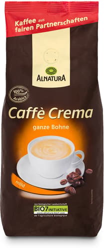 Alnatura BIO Caffè Crema, ganze Bohne