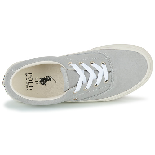 Polo Ralph Lauren - KEATON-PONY-SNEAKERS-LOW TOP LACE Gris