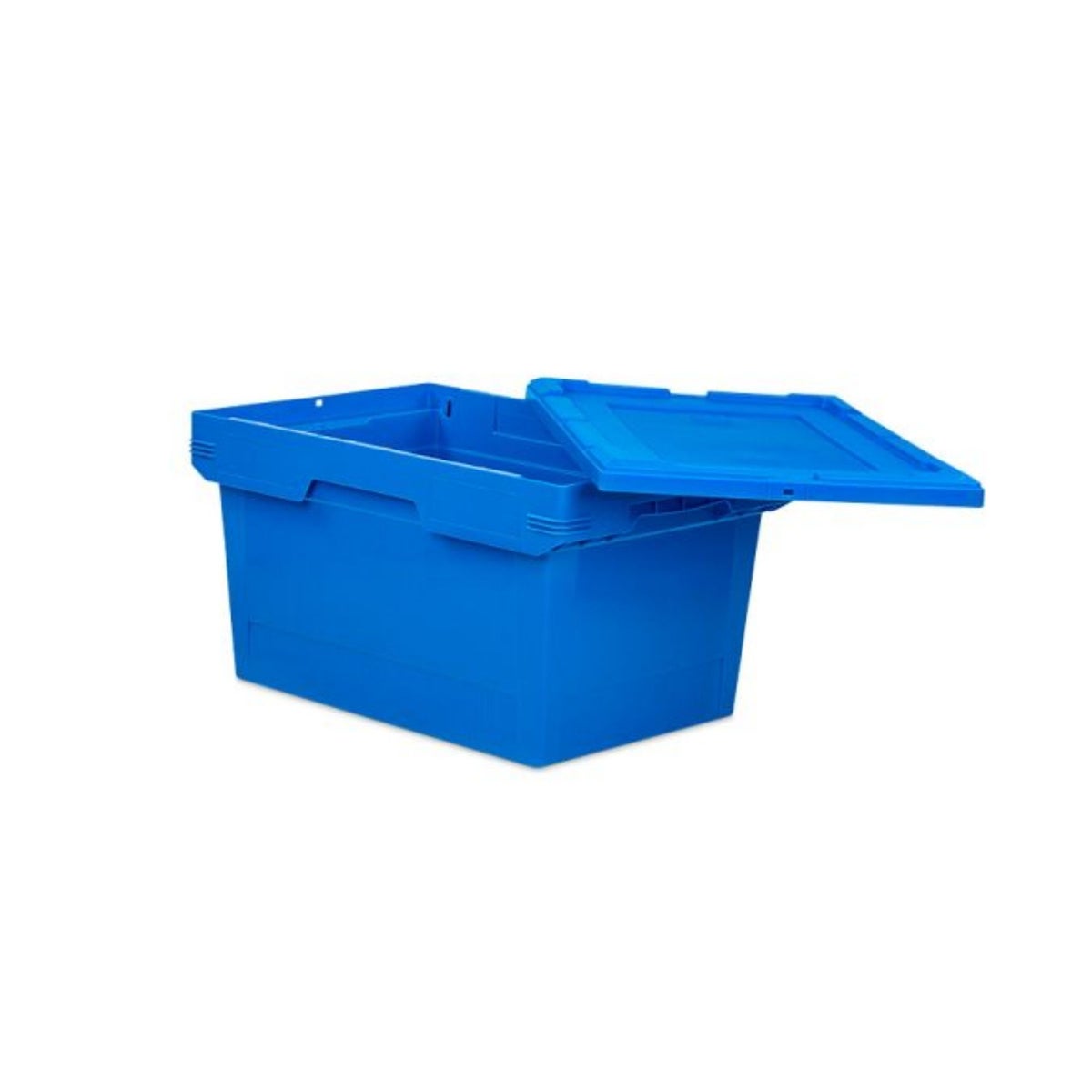 PROREGAL Conische herbruikbare stapelbak Blauw HxBxD 27,3 x 40 x 60 cm 47 liter opbergdoos Eurobox transportbox transportcontainer stapelbak